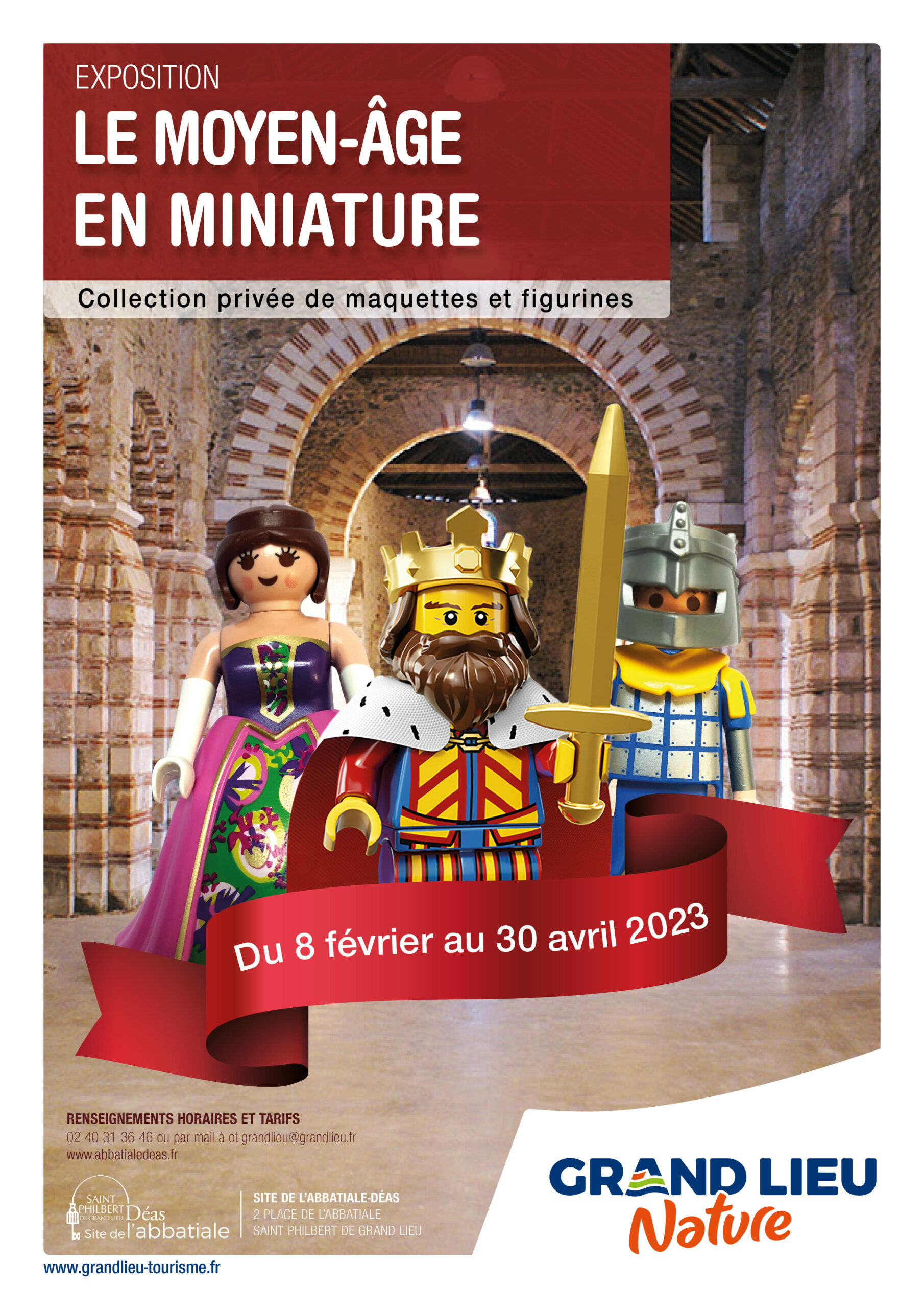 Affiche exposition "Le Moyen-Age en miniature"